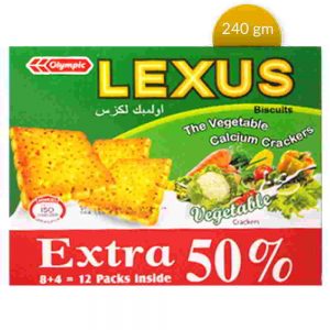 Olympic Lexus Vege Crackers (240 gm)
