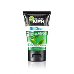 Garnier Men OilClear Matcha D-Tox Gel Face Wash (50gm)