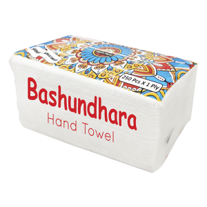 Bashundhara Hand Towel (250 pcs X 1 ply)