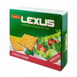 Goldmark Lexus vegetable Crackers Biscuits 12 Packs 240 gm