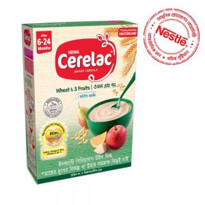 Nestlé Cerelac 1 Wheat & Three Fruits (6 M+) 400 gm