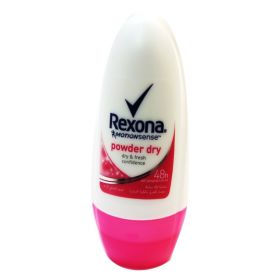 Deodorant Roll on Rexo na powder dry used for women/ girls/ lady/ ladies / men/ boys/ gents/ male -50 ml